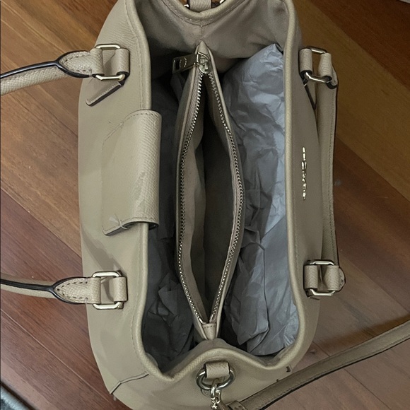 Coach Light Beige Satchel - Picture 2 of 5
